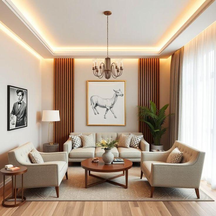 Before: plain dining area before anniversary setup